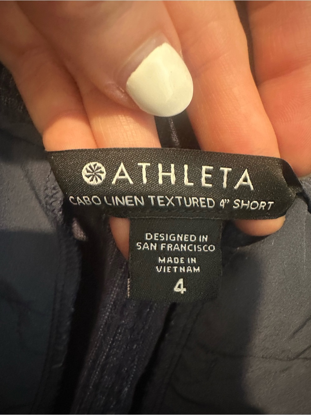 Athleta Cabo Linen Shorts - Picture 3 of 3